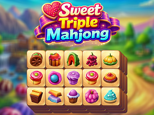 Play Sweet Triple Mahjong
